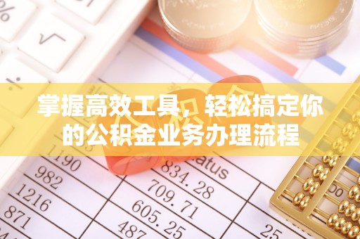 泰顺掌握高效工具，轻松搞定你的公积金业务办理流程