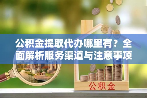 泰顺公积金提取代办哪里有？全面解析服务渠道与注意事项