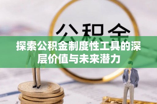 泰顺探索公积金制度性工具的深层价值与未来潜力