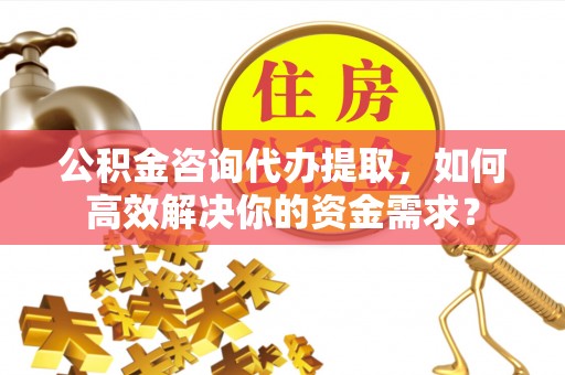 泰顺公积金咨询代办提取，如何高效解决你的资金需求？